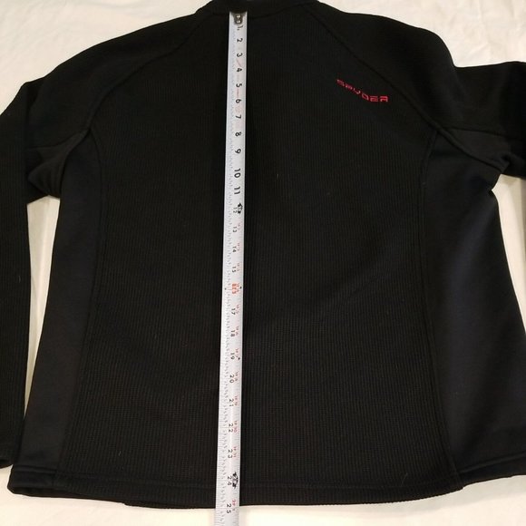 Spyder Black Jacket/Sweater with Red Details - Picture 8 of 10